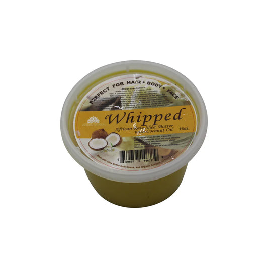 Whipped African raw Shea Butter with Coconut Oil