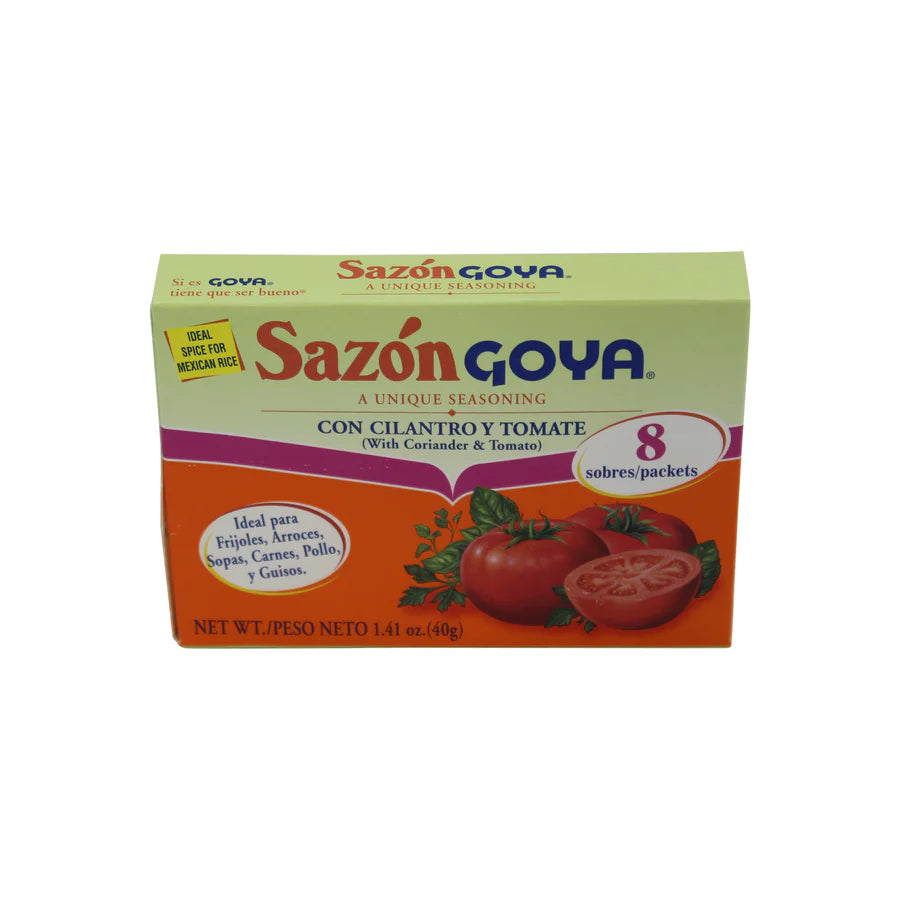 Sazón Goya A UNIQUE SEASONING CON CILANTRO Y TOMATE