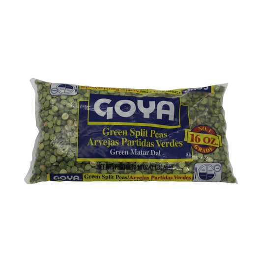 GOYA Green Split Peas Arvejas Partidas Verdes Green Matar Dal.